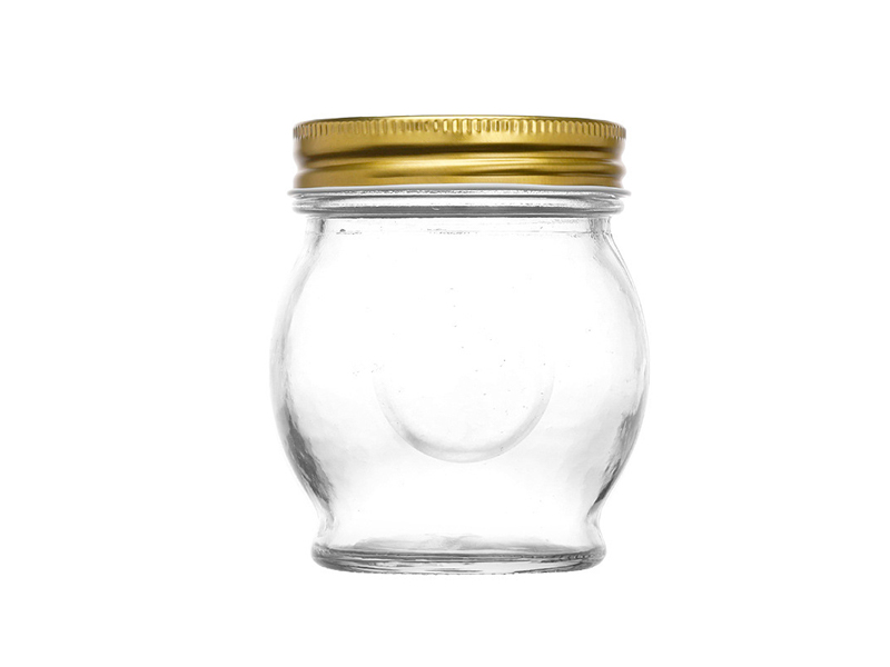 Cylindrical fruit-pulp glass jar 100ml