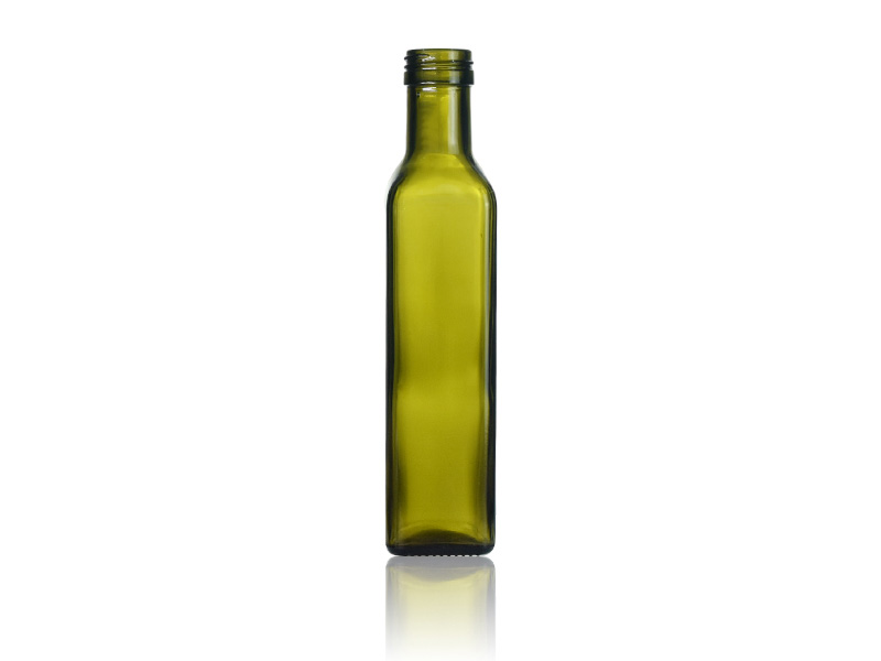 Dark-colored large-capacity square bottle