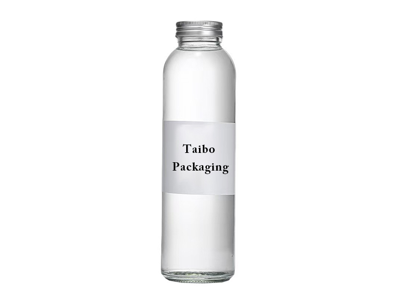 Glass bottle for tea-brewing beverages with a lid