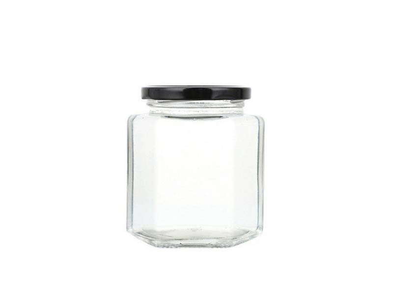Hexagonal honey bottle 500ml 730ml