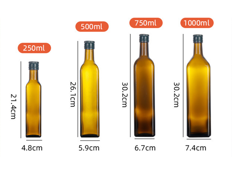 High-quality olive oil bottles 250ml 500ml