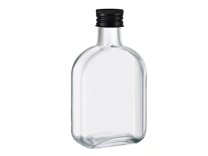 Iced tea bottle glass juice beverage bottle