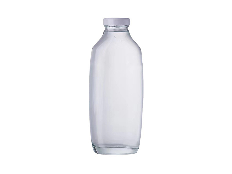 New trendy milk tea glass bottle