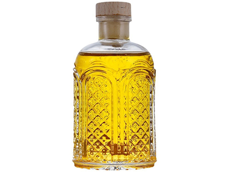 Round frosted mini liquor bottles 50ml 100ml