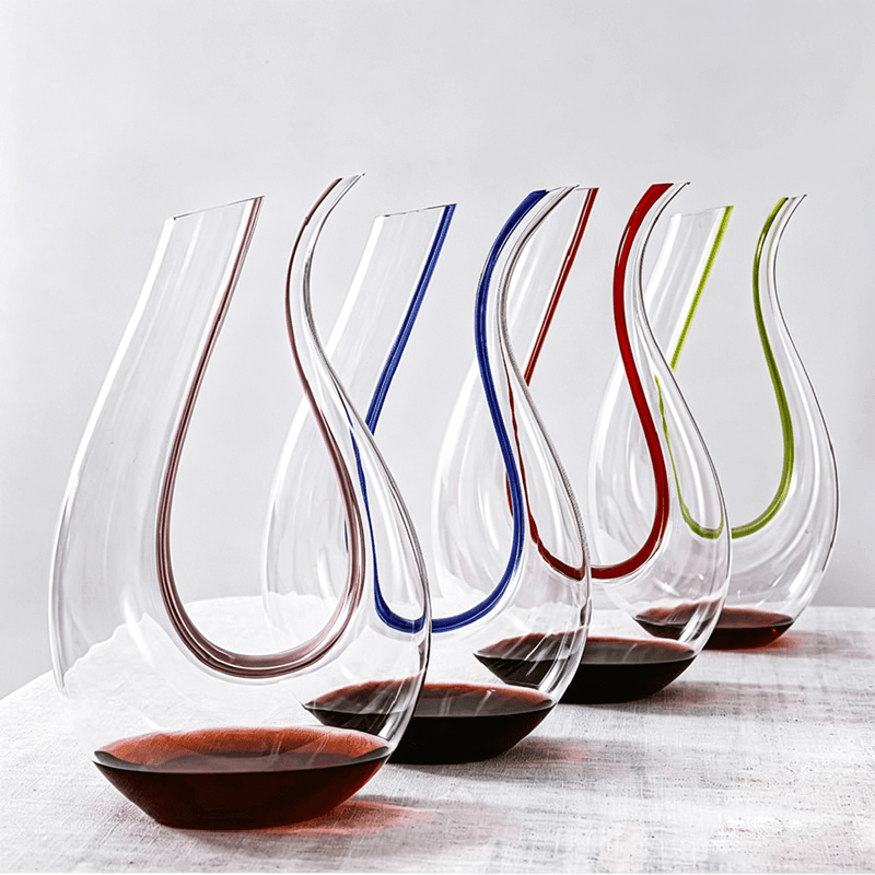 1500ml U-shaped wine glass decanter