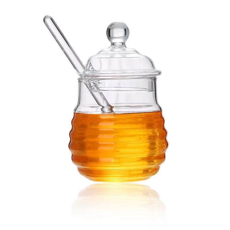 280ml 500ml with Dipper Beehive Honey Jar