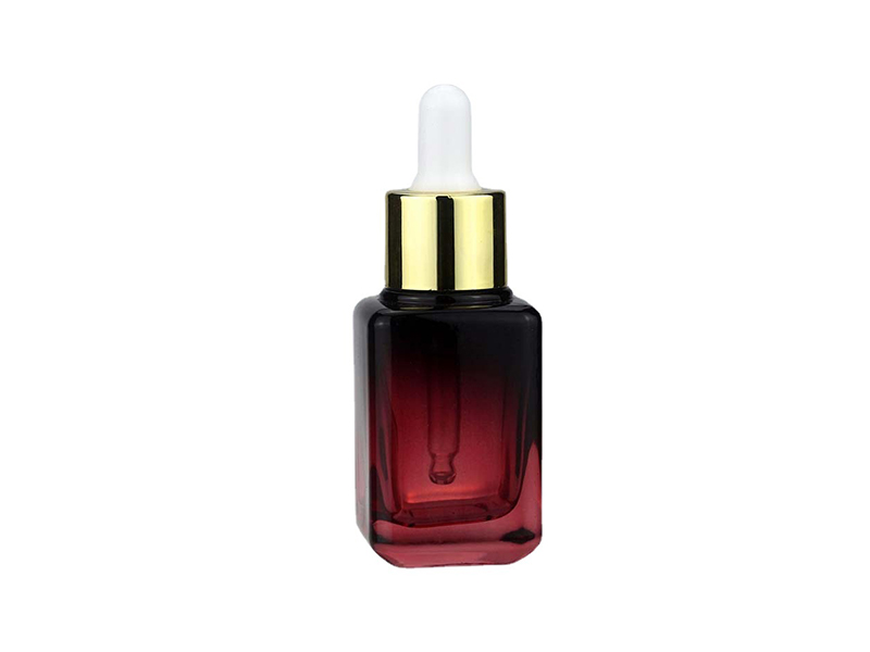30ml square essential oil glass dropper bottle