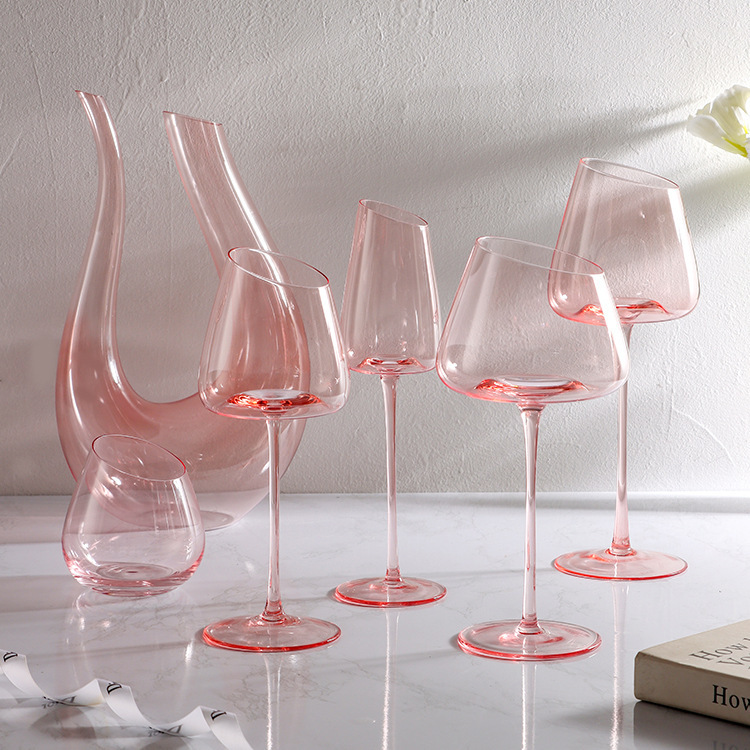 650ml Customizable logo Flamingo wine glass