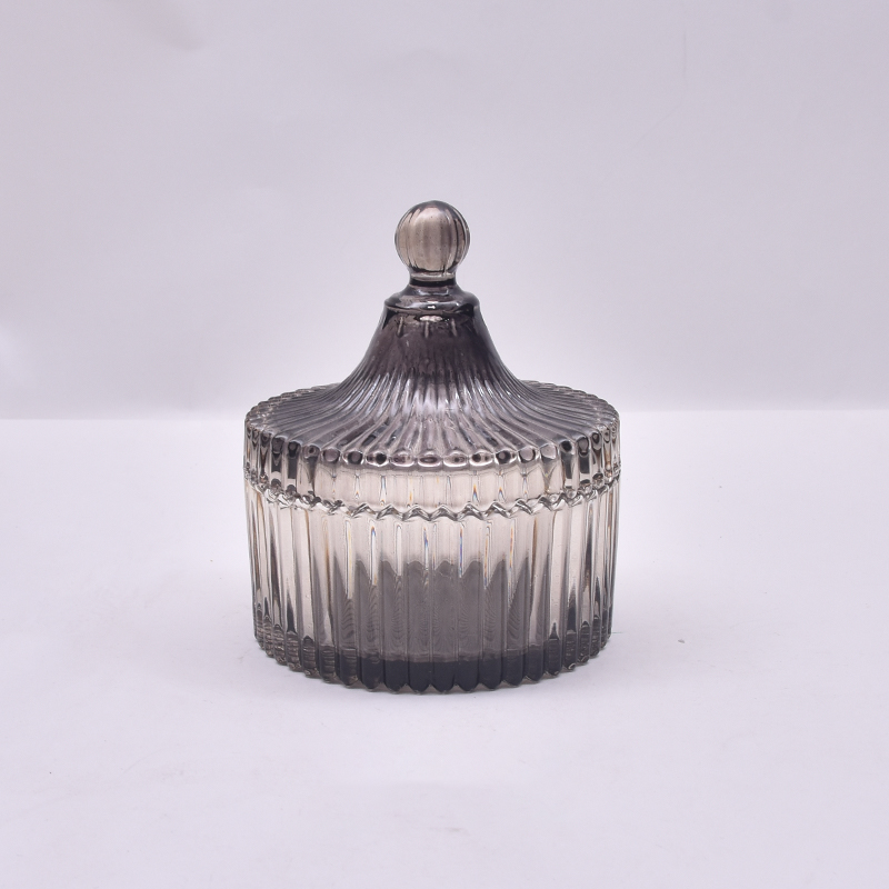 Mongolian yurt-style scented candle glass cup