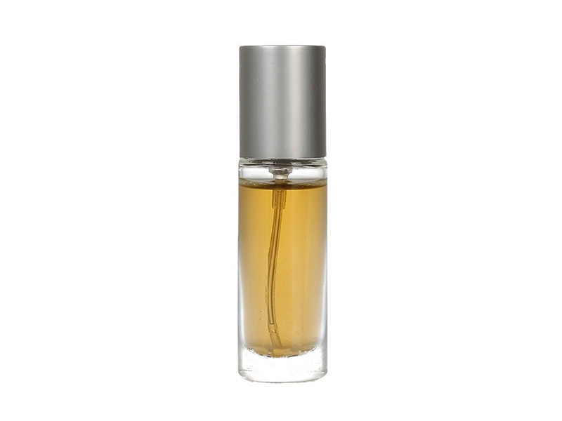 Portabe empty clear glass perfume spray bottle