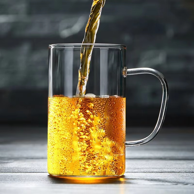 Single Glass Water Cup Borosiliate glass