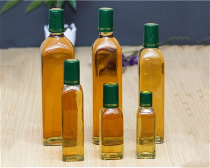 1000ml Square Olive Oil Bottle With Metal Lid