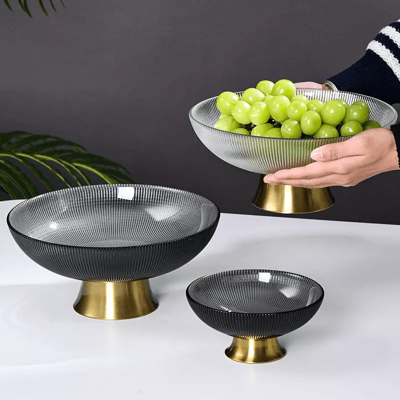 11cm Tempered Glass Handcrafted Fruit Plate