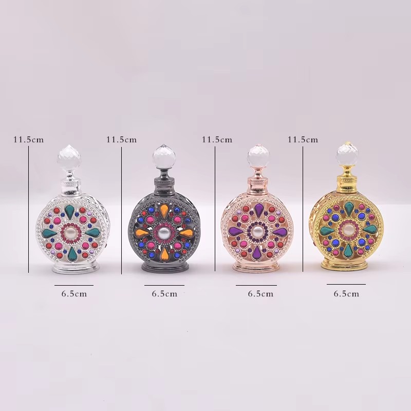 15ML Dubai Retro Luxury Essential Oil Perfume Bottle