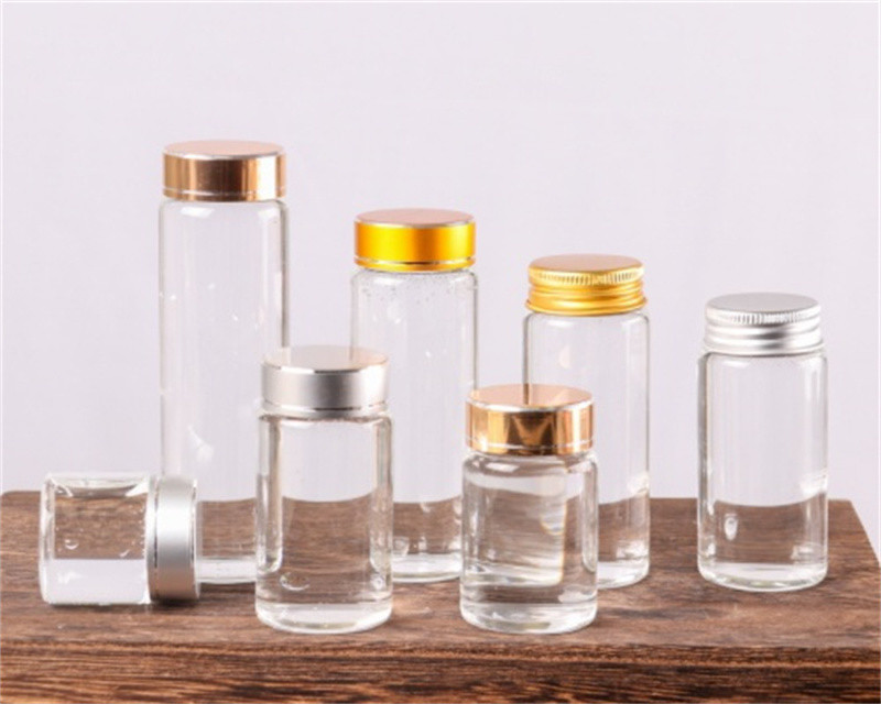 180ml Clear Medicine Bottles Customizable Logo