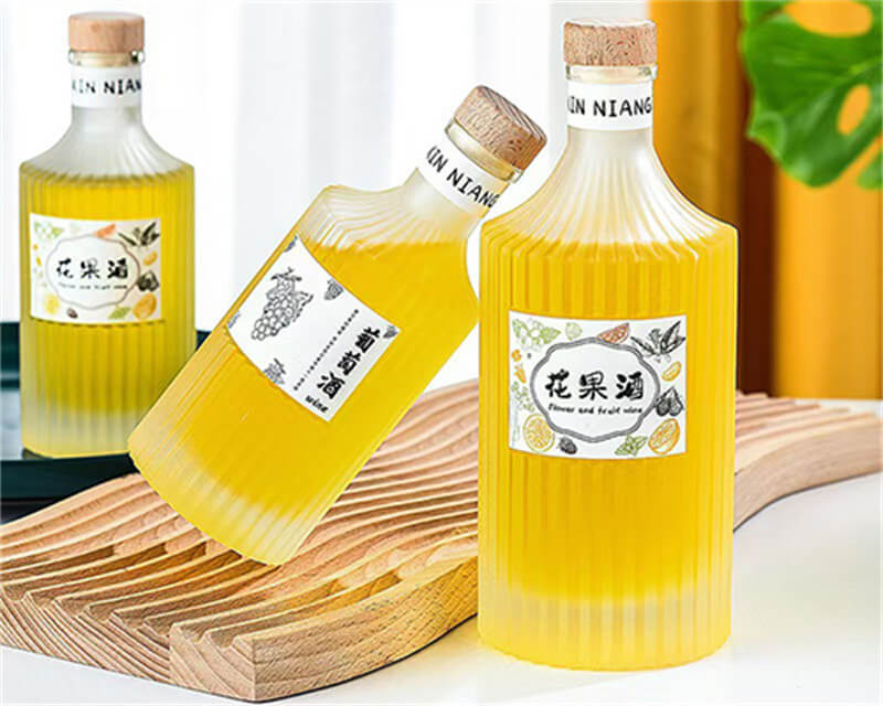 250ml 500ml Ripple Wine Bottle Customer’s Logo