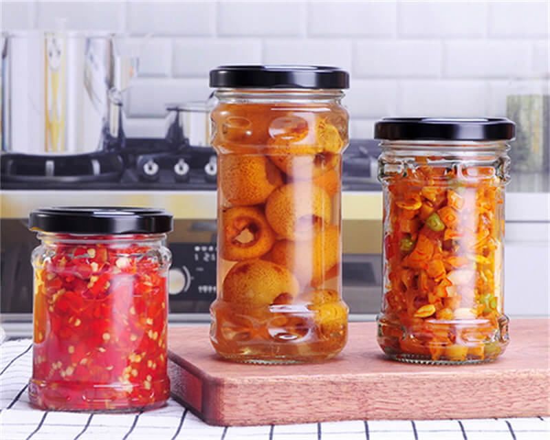 280ml Pickle Storage Jars Customizable Label