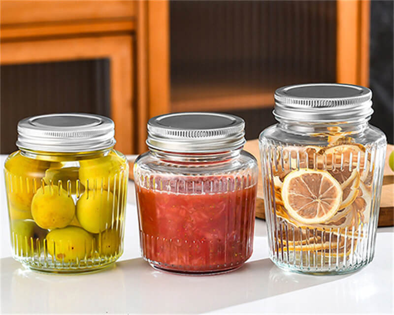 380ml Clear Small Glass Storage Containers