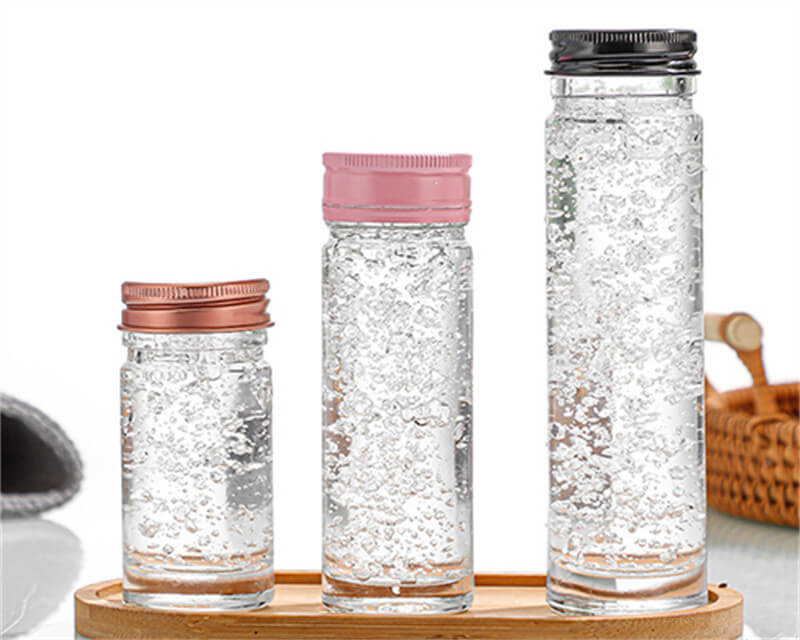 40/75/100ml Small Glass Storage Jars Metal Lid