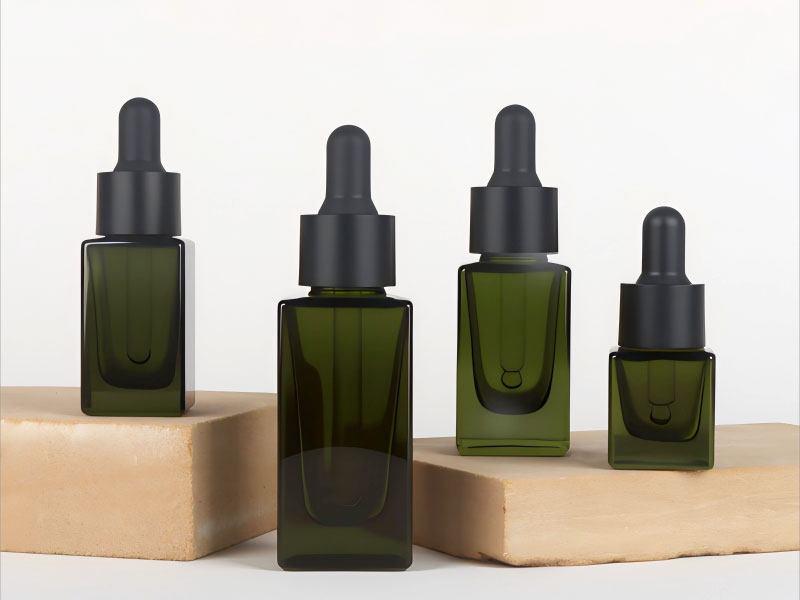 15ml 50ml Green Glass Essential Oil Dropper Bottle
