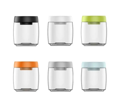 400/800/1200ml Round Vacuum Sealing Glass Jars