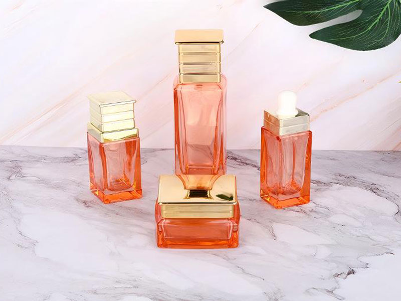50G Square Lotion Cream Bottles Set Customizable Label Logo