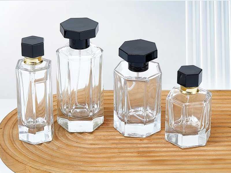 50ml 100ml Hexagonal Glass Spray Version Perfume Bottles