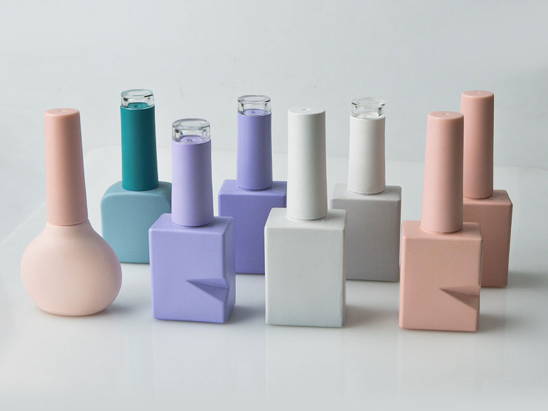 8ml 10ml 15ml Colorful Empty Nail Polish Bottles With Brush