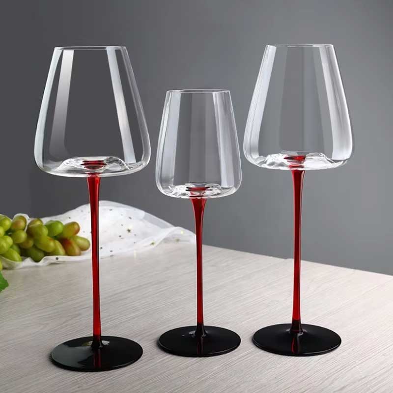 230ml Long Stem Cup Stemware silver Rim Drinkware Barware