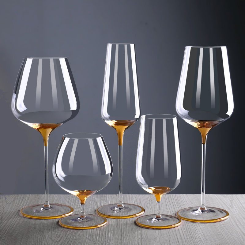 350ml Elegant Unique Design Handmade Crystal Wine Glass
