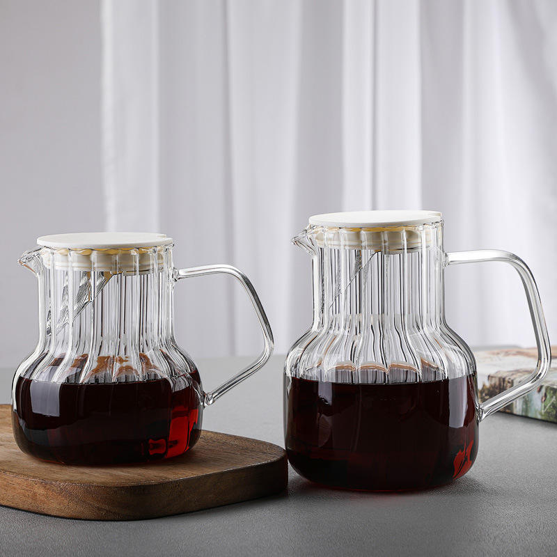 700ml 1000ml Borosilicate Glass Coffee Carafe Pitcher Drip