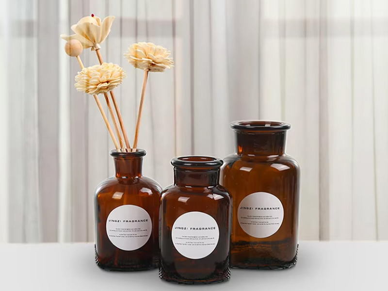 Cylinder 250ml 500ml 1000ml Reed Diffuser Glass Bottle