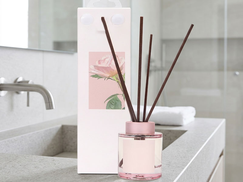Cylindrical 100ml 120ml Glass Reed Diffuser Bottle Multi Color