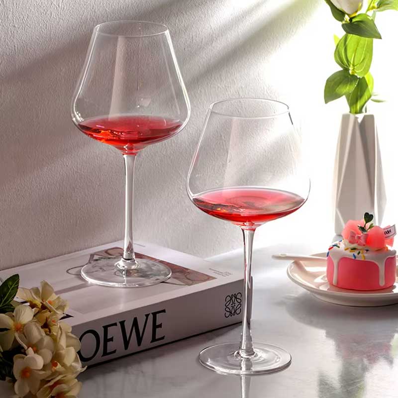 Luxury Clear Highball Glass Set 450ml 690ml Crystal Eco-Friendly