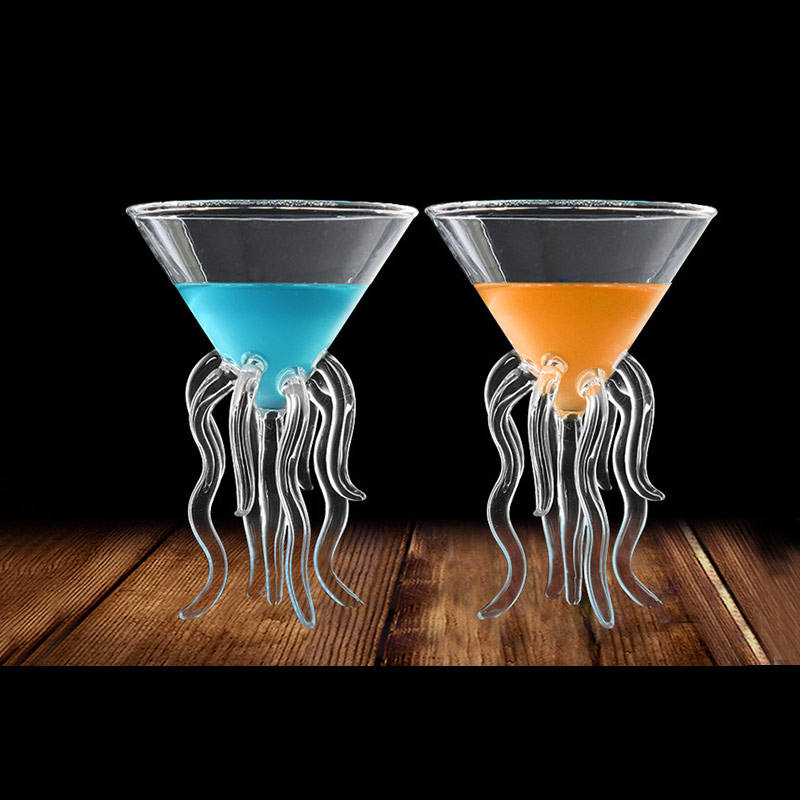 100ml 200ml Modern Wine Glass Medusa Long Drink Cocktail