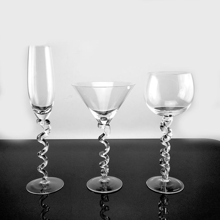 200ml Crystal Creative Lead-free clear champagne Flutes in Bulk