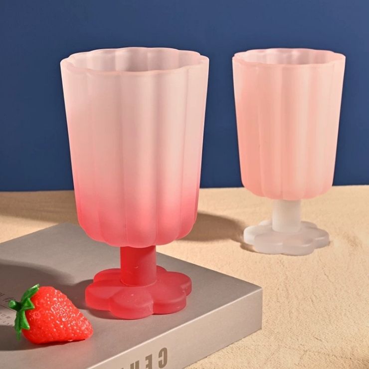 225ml Creative Stemware Multi-Purpose Flower Pinellia Glass
