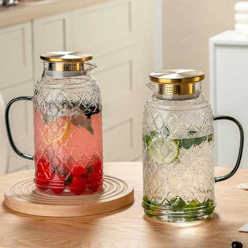 2L Cold Water Large Capacity Juice Cold Water Pitcher Set