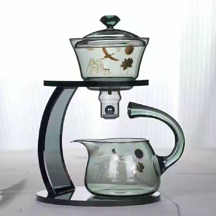 300ml Multi-function Lazy Semi-Automatic Magnetic Tea