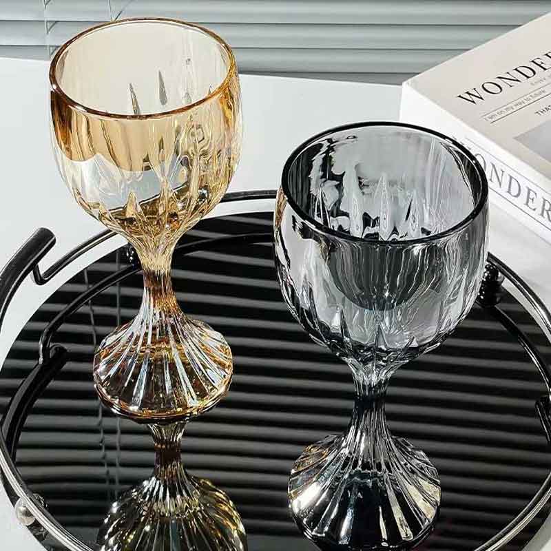 300ml High-End European Engraved Crystal Champagne Flutes